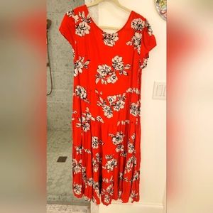 Free People, Open Backed Midi Dress